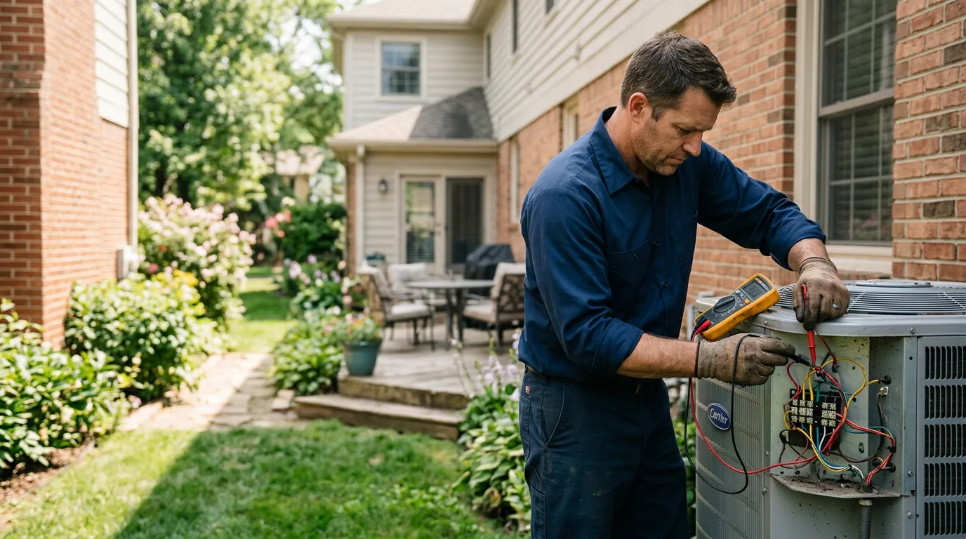 HVAC technician working near South Gate, CA